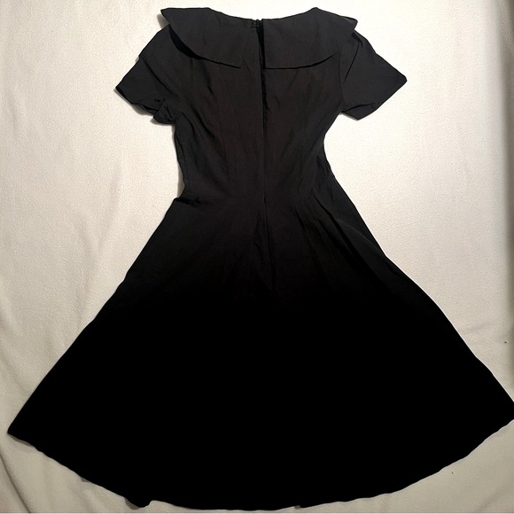 Vintage 1950s Black Dress - Picture 2 of 5